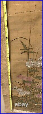19th century JAPANESE HANGING SCROLL PAINTING