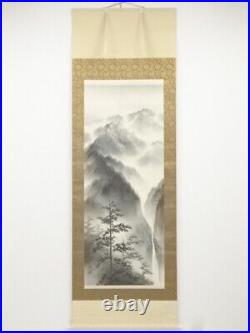 5693596 Japanese Hanging Scroll / Hand Painted / Scenery