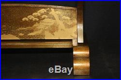 (AF-96) NASHIJI Gold Painting MAKIE KATANA-KAKE