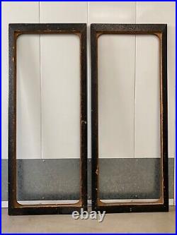 Amazing Antique Old Asian Japanese Meiji Lacquer Painting Frames (2), HUGE