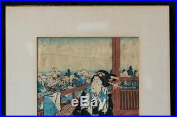 Antique 18th Century Japanese Ukiyo-e/Woodblock Print By Utagawa Kuniyoshi