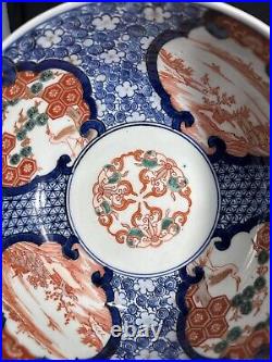 Antique Japanese Imari Hand Painted Porcelain Bowl