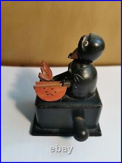 Antique Japanese Koby Toy Rare Hand Painted Mythological Creature Eating