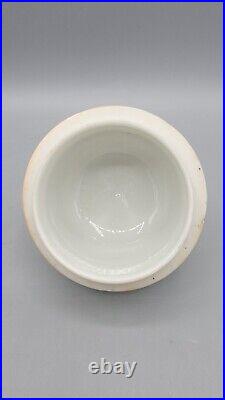 Antique Japanese Seto Celadon Porcelain Meiji Period Hand Painted Ginger Jar