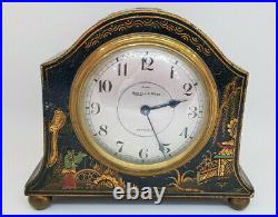 Antique Mappin & Webb 8days Clock French Made Japanese Paintings