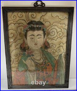 Bodhisattva antique Buddhist painting art Japanese