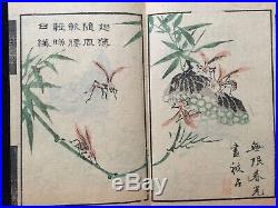 China Japan Literati painting collection with Guide Woodblock print book