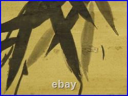IK478 Plant Bamboo Pine Hanging Scroll Japanese Art painting antique Picture