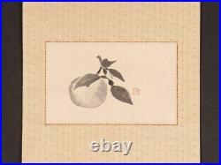 JAPANESE HANGING SCROLL ART Painting Kobayashi kokei Asian antique #028