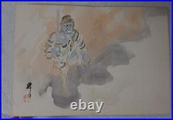 JAPANESE Watercolor Painting Picture ALBUM Meiji Booklet