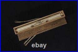 Japanese Hanging Scroll Tiger Animal Late Edo Period Painting withBox From Japan