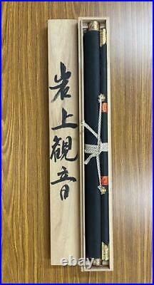 Japanese Painting Hanging Scroll Mercy Goddess Guanyin withBox Asian Antique drk