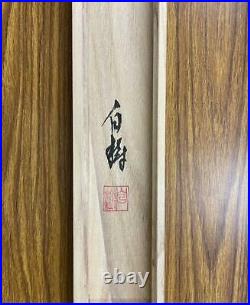 Japanese Painting Hanging Scroll Mercy Goddess Guanyin withBox Asian Antique drk