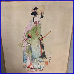 Japanese Tradition Hanging scroll Katsushika Hokusai Original Paintings Japan