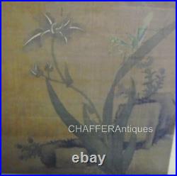 Two Early to Mid 1800s JAPANESE PAINTINGS of Studies of Flora & Insects